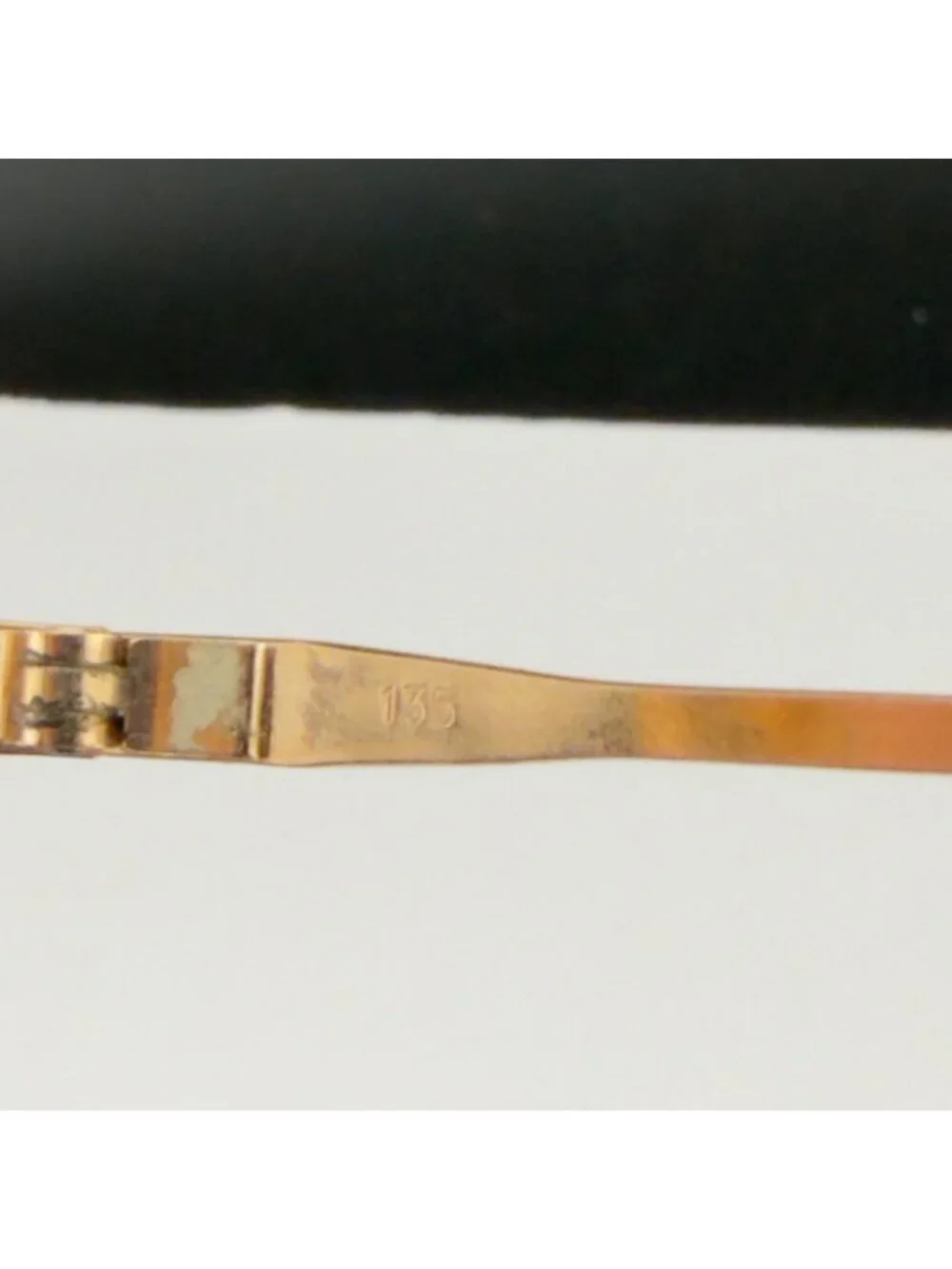Vintage Terri Brogan Marcolin Gold Metal Frame Eyeglasses Frames 54 16 135